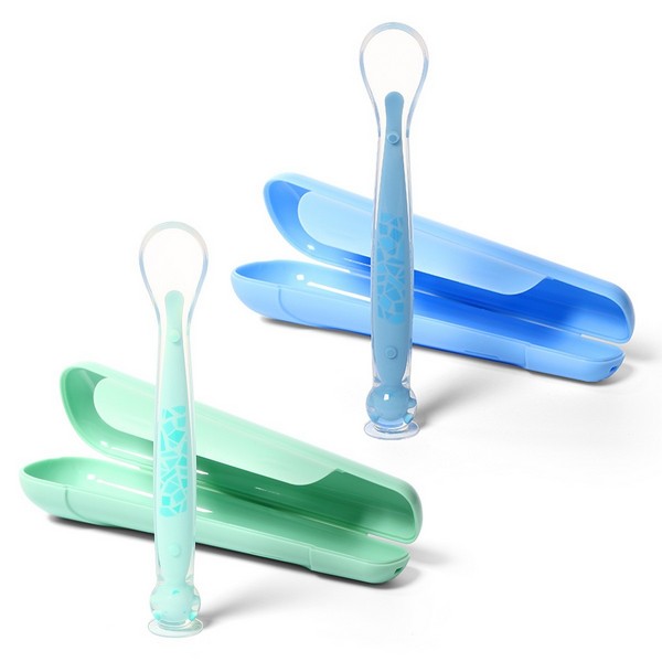 Продукт Babyono - Силиконова лъжица с вакуумна основа в кутийка - 0 - BG Hlapeta